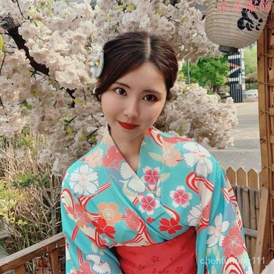 cospaly 日本 和服 傳統服飾 神明少女和服女拍照日系改良浴衣影樓日式寫真主題攝影日本和服裝