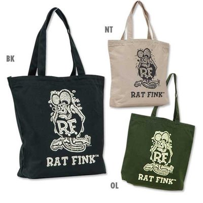 (I LOVE樂多)RAT FINK RF老鼠芬克側肩包/購物包/輕便旅行/上學