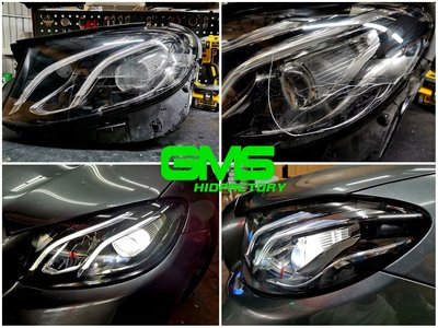 02GAMMAS 台中廠 賓士BENZ E250 E300 E350 E43 W213 W212 大燈殼 透明殼透明罩