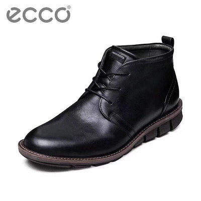 ECCO愛步 602524傑裏米休閑系列 高幫 皮靴男鞋靴子皮鞋