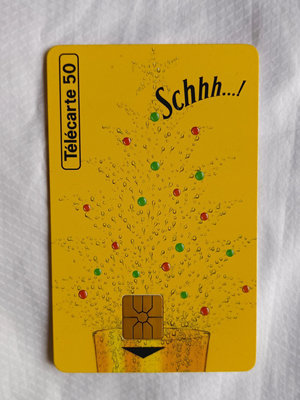 收藏電話卡 Schhh... a Volonte! 黃色 法國歐洲