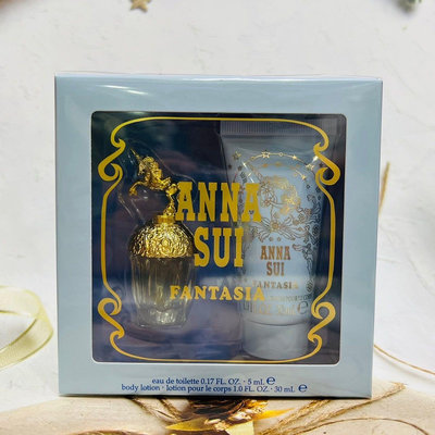 Anna Sui 安娜蘇  童話獨角獸禮盒（香水5ml+身體乳30ml)