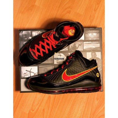 【正品】Nike LeBron 7 Fairfax Away PE　CU5646-001 LBJ17 黑紅潮鞋