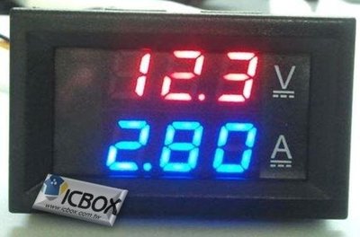 [ICBOX]DC0-100V 10A LED直流雙顯示數字電流電壓表 數字表頭 /0400601520002