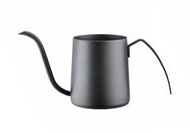 新品上市@寶馬350ml掛耳式手沖壺(黑色) 正18/8不鏽鋼SUS304細口壺 適用電磁爐、黑晶爐、紅外線爐、瓦斯爐