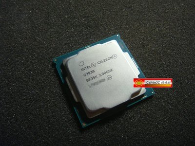 Intel Celeron 雙核心 G3930 正式版 1151腳位 內建顯示 速度2.9G 快取2M 製程14nm