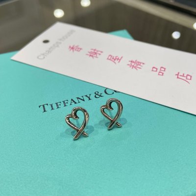 ⭐️ 香榭屋精品店 ⭐️ Tiffany&amp;CO 簍空愛心耳環 925純銀 (W2090)