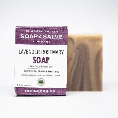 美國Chagrin Valley 有機薰衣草迷迭香保濕植物皂 Lavender Rosemary 手工皂 5.8 OZ