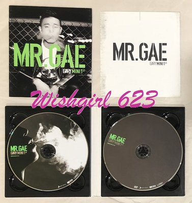 Gary 姜熙建『MR.GAE』台版迷你專輯CD(絕版)~Running Man、Leessang、饒舌歌手、超人回來了