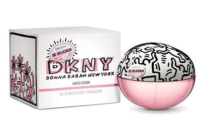 《尋香小站 》DKNY KEITH HARING 凱斯 哈林 街頭塗鴉限量版香水 粉戀蘋果 50ml 全新正品