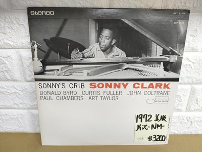 1972美版 Sonny Clark Sonny's Crib blue note 爵士鋼琴黑膠