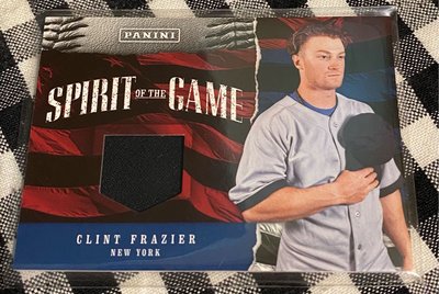 Clint Frazier 2017 Panini Father's Day - Spirit of the Game Relics #14