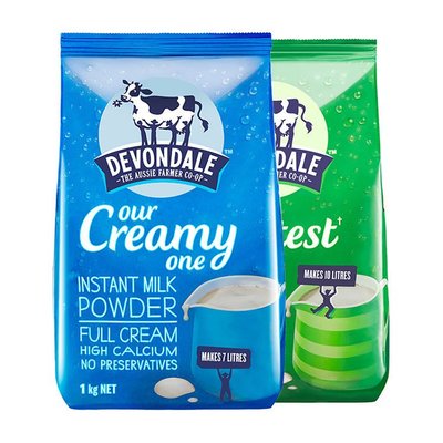 澳洲Devondale德運成人高鈣脫脂/全脂奶粉1kg 成人 青少年 中老年