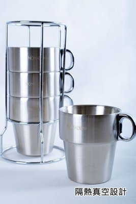 咖啡杯4入組 不鏽鋼杯 戶外杯 正韓國品牌NOMADE