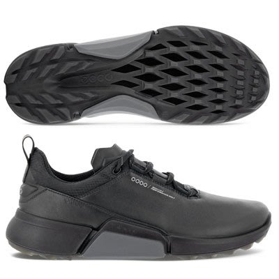 (易達高爾夫)全新原廠ecco Biom Hybrid 4  黑色 男仕 無釘 高爾夫球鞋