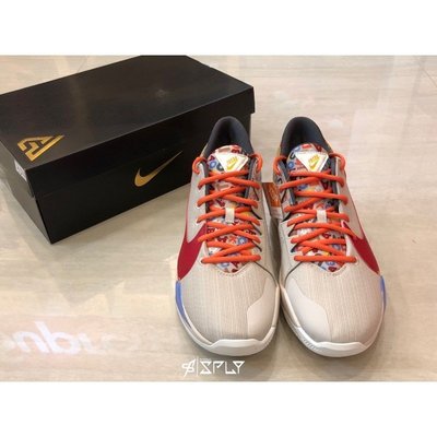 【正品】Nike Zoom Freak 2 奶茶 彩繪 字母哥 籃球 CZ0152-001潮鞋