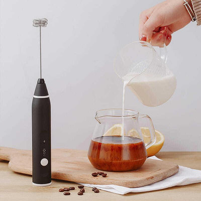 Bincoo電動打奶泡器咖啡奶泡機家用牛奶打泡器手持自動攪拌打蛋器