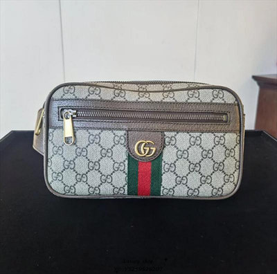 LUX精品GUCCI Ophidia GG 腰包 胸口包 574796 專櫃真品