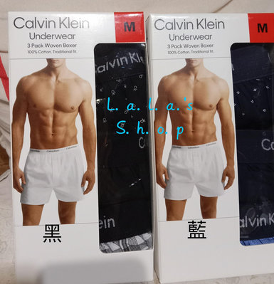 好市多 Calvin Klein 凱文克萊 CK 男純棉內褲/平口褲/四角褲 三件組(S~XL) COSTCO 代購