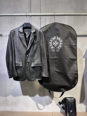 『RP精品』克羅心 Chrome Hearts 925純銀釦子 西裝型皮衣 外套 夾克