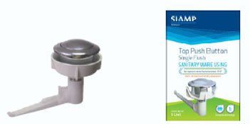 【儷園衛浴e館】SIAMP 水箱零件D.I.Y適用於各大廠牌馬桶TOTO, HCG, 凱薩衛浴, 美標, 上壓單段按鈕