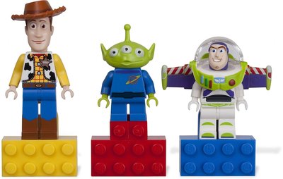 LEGO 樂高 磁鐵 人偶 玩具總動員 Woody Ailen Buzz Lightyear 伍迪 警長 巴斯光年