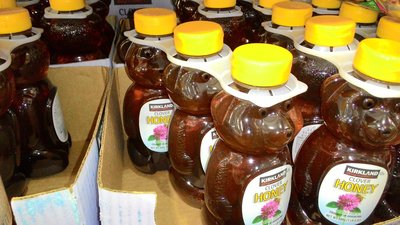 【日日小舖外送代購】好市多 Kirkland 小熊造型 100％純蜂蜜 每組680公克x3入 阿根廷產 不含人工香料
