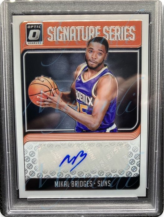 NBA 2018 Donruss Optic MIKAL BRIDGES Signature Series Auto RC PSA