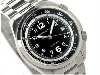 HAMILTON 漢米爾頓 手錶 機械錶 41mm Khaki 飛行錶 H76455133