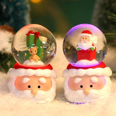 可愛水晶球45號學生禮品批發桌面裝飾擺件樹脂工藝品創意禮物圣誕