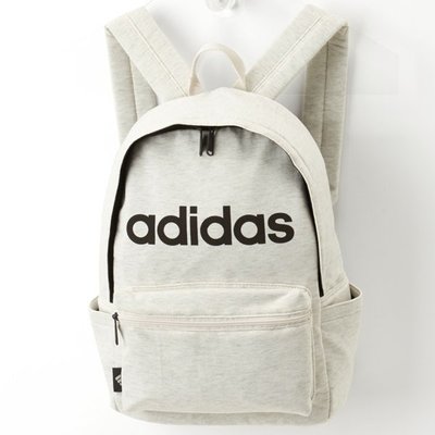 【Mr.Japan】日本限定 Adidas 愛迪達 手提 後背包 休閒 素色 基本款 百搭 米白色 男 女 中性 預購款