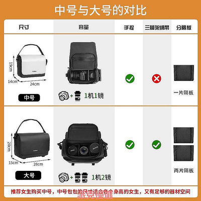 【現貨精選】Cwatcun香港品牌相機包單反單肩適用于佳能索尼女單反包微單包男攝影包