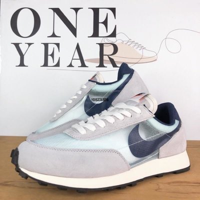 【正品】ONE YEAR_ Nike Daybreak SP 藍 灰 嬰兒藍 粉藍 麂皮 復古 阿甘 CZ0614-300潮鞋