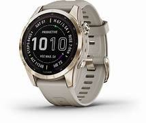 GARMIN fenix 7s 奶油金 行動支付音樂複合式腕錶(贈螢幕保護貼)