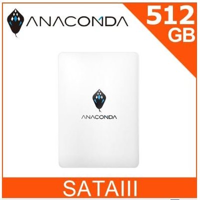 【宅天下】ANACOMDA巨蟒 TT 512G SSD固態硬碟SATA III 2.5吋 五年保 搭機另有優惠
