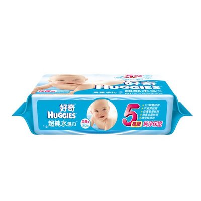 好奇 純水嬰兒濕巾 厚型(80抽*3包) 箱購數量請下單6件，平均一包$49