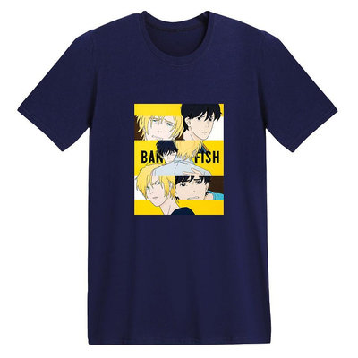 香蕉魚banana fish2日漫二次元周邊衛衣動漫印花時尚情侶短袖T恤