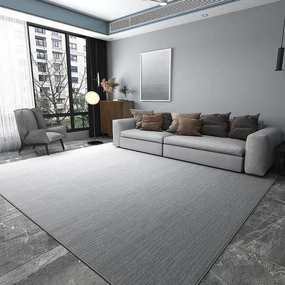 地毯客廳2023新款輕奢高級簡約風沙發茶幾毯灰色臥室進門入戶地墊