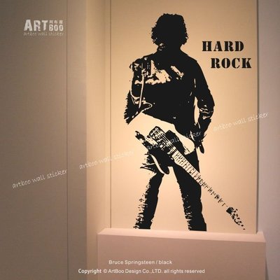 阿布屋壁貼》Bruce Springsteen-S‧布魯斯史普林斯汀/工人皇帝 美國搖滾歌手 HARD ROCK
