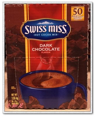 Φ小知足ΦCOSTCO代購SWISS MISS DARK CHOCOLA香醇巧克力即溶可可粉隨手包(@31gx50包)