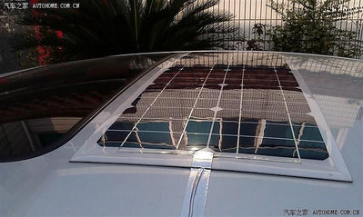 太陽能板400w 12V電瓶半柔性單晶硅超薄2mm 太陽能電池板高效房車安裝發電板