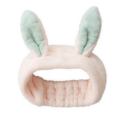 [霜兔小舖]日本代購 Carari Zooie  兔子/白熊/無尾熊 造型吸水帽髮帶 髮帶