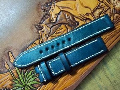 巧將牛皮手工錶帶18mm及以下各種尺寸可訂顏色Cheergiant leather watch straps band