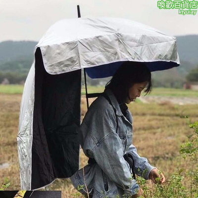 雨傘太陽傘防曬傘可背式遮陽傘擺攤戶外釣魚傘釣傘採茶傘背傘
