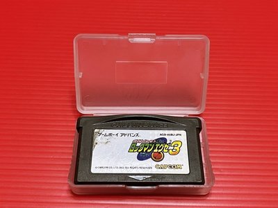 ㊣大和魂電玩㊣GBA遊戲卡帶 洛克人 EXE3 貼紙受損 附專用盒 {日版}編號:ZY1-NDSL GBM主機適用