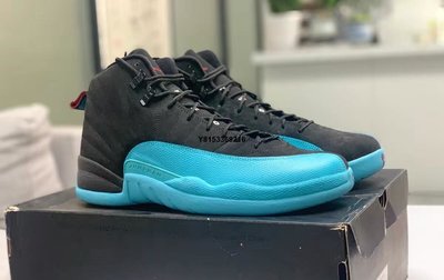 Air Jordan 12 "Gamma Blue" 伽馬藍 黑藍 麂皮 籃球鞋 130690-027 男鞋