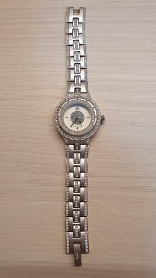 二手 ~ 稀有 JLO by JENNIFER LOPEZ 珍妮佛羅培茲 手錶 非真鑽 盒裝完整