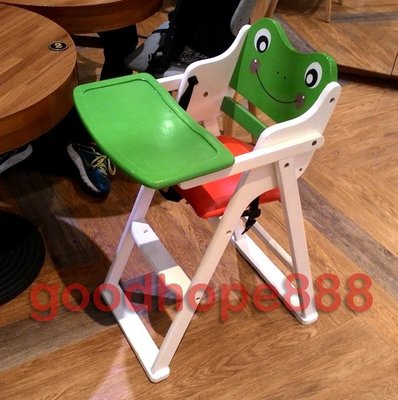 [簡單家居]-松河-動物造型實木兒童高腳折合餐椅/兒童餐椅/小孩高腳餐桌椅-AR-8098-(餐廳.托育.親子)