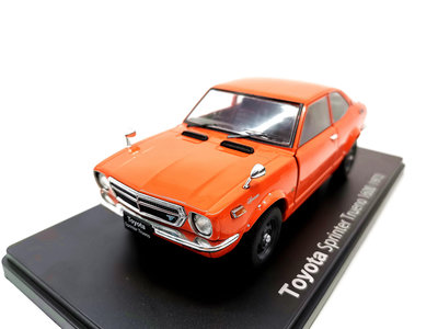 汽車模型 車模 收藏模型國產名車 1/24 豐田 Sprinter Trueno 1600 1972 合金汽車模型