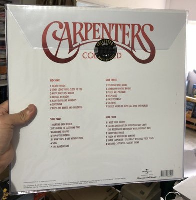 現貨 黑膠唱片 卡朋特 精選 Carpenters Yesterday Once More 2LP